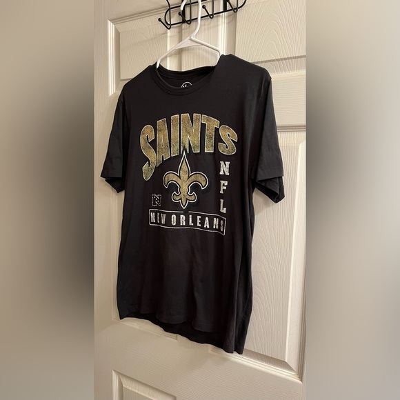 NEW ORLEANS SAINTS~ BLACK/GOLD TEE~SMALL - Picture 3 of 5